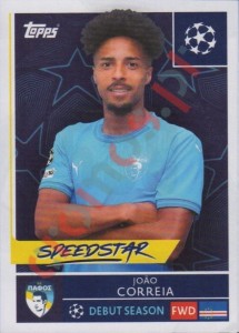 538 Joao Correia – UEFA Champions League 2025-2026 Topps