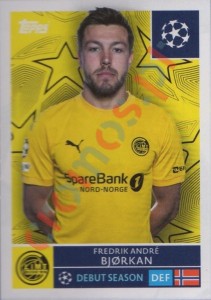 519 Fredrik Andre Bjorkan – UEFA Champions League 2025-2026 Topps