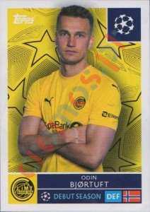 521 Odin Bjortuft – UEFA Champions League 2025-2026 Topps