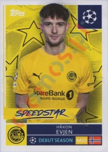 523 Hakon Evjen – UEFA Champions League 2025-2026 Topps