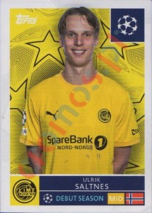 524 Ulrik Saltnes – UEFA Champions League 2025-2026 Topps