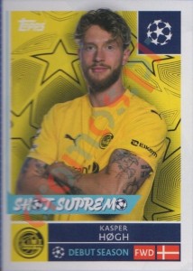 525 Kasper Hogh – UEFA Champions League 2025-2026 Topps
