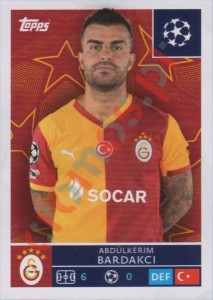 227 Abdulkerim Bardakci – UEFA Champions League 2025-2026 Topps