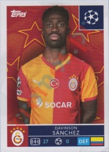 228 Davinson Sanchez – UEFA Champions League 2025-2026 Topps