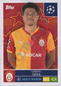 234 Gabriel Sara – UEFA Champions League 2025-2026 Topps