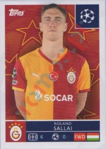 235 Roland Sallai – UEFA Champions League 2025-2026 Topps
