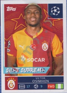 237 Victor Osimhen – UEFA Champions League 2025-2026 Topps