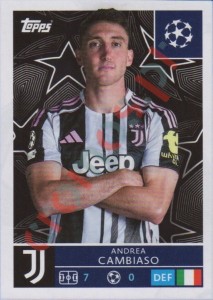 242 Andrea Cambiaso – UEFA Champions League 2025-2026 Topps