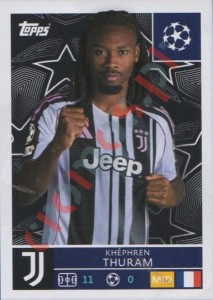 247 Khephren Thuram – UEFA Champions League 2025-2026 Topps