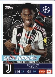 250 Jonathan David – UEFA Champions League 2025-2026 Topps