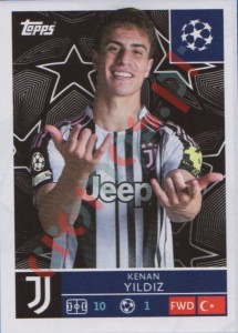 251 Kenan Yildiz – UEFA Champions League 2025-2026 Topps
