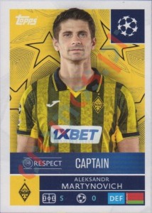 505 Aleksandr Martinovich – UEFA Champions League 2025-2026 Topps