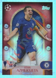 274 Cesar Azpilicueta – UEFA Champions League 2025-2026 Topps