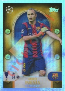 275 Andres Iniesta – UEFA Champions League 2025-2026 Topps