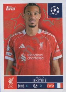 265 Hugo Ekitike – UEFA Champions League 2025-2026 Topps