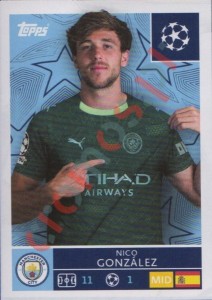 306 Nico Gonzalez – UEFA Champions League 2025-2026 Topps