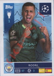 307 Rodri – UEFA Champions League 2025-2026 Topps