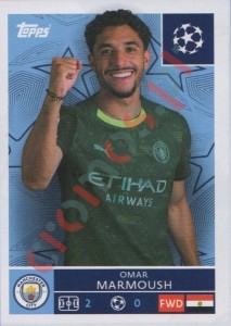 311 Omar Marmoush – UEFA Champions League 2025-2026 Topps