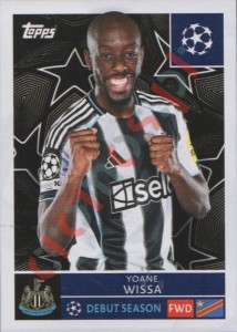 322 Yoane Wissa – UEFA Champions League 2025-2026 Topps