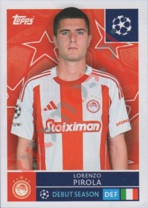 331 Lorenzo Pirola – UEFA Champions League 2025-2026 Topps