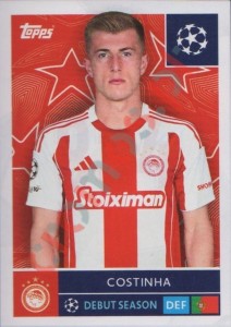 334 Costinha – UEFA Champions League 2025-2026 Topps