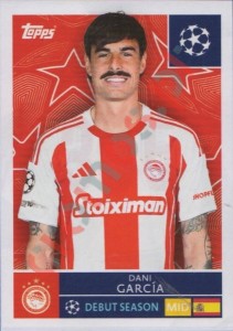335 Dani Garcia – UEFA Champions League 2025-2026 Topps
