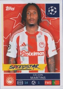 339 Gelson Martis – UEFA Champions League 2025-2026 Topps