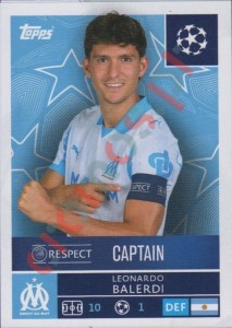 341 Leonardo Balerdi – UEFA Champions League 2025-2026 Topps