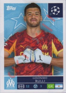 342 Geronimo Rulli – UEFA Champions League 2025-2026 Topps