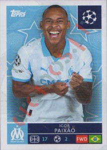 350 Igor Paixao – UEFA Champions League 2025-2026 Topps