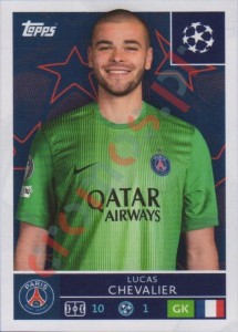 356 Lucas Chevalier – UEFA Champions League 2025-2026 Topps