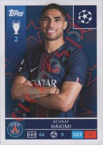 359 Achraf Hakimi – UEFA Champions League 2025-2026 Topps