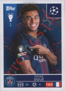 366 Desire Doue – UEFA Champions League 2025-2026 Topps