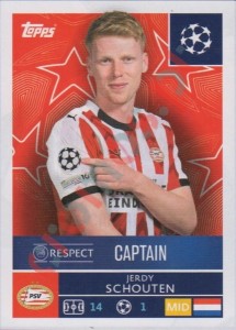 369 Jerdy Schouten – UEFA Champions League 2025-2026 Topps
