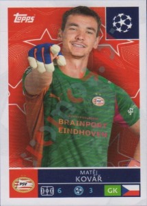 370 Matej Kovar – UEFA Champions League 2025-2026 Topps