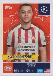 372 Sergino Dest – UEFA Champions League 2025-2026 Topps