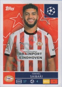 373 Ismael Saibari – UEFA Champions League 2025-2026 Topps