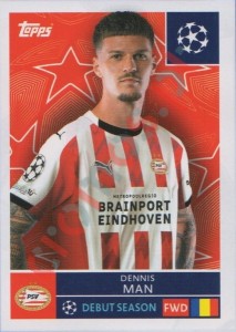381 Dennis Man – UEFA Champions League 2025-2026 Topps