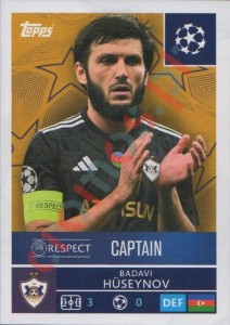 541 Badavi Huseynov – UEFA Champions League 2025-2026 Topps