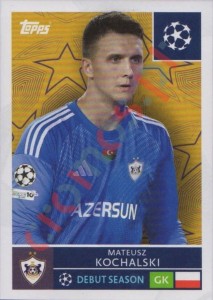 542 Mateusz Kochalski – UEFA Champions League 2025-2026 Topps