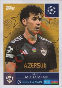544 Bahlul Mustafazade – UEFA Champions League 2025-2026 Topps