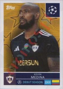 545 Kevin Medina – UEFA Champions League 2025-2026 Topps