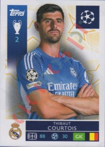 384 Thibaut Courtois – UEFA Champions League 2025-2026 Topps