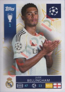 393 Jude Bellingham – UEFA Champions League 2025-2026 Topps