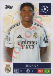 395 Endrick – UEFA Champions League 2025-2026 Topps