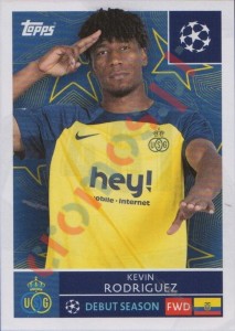 461 Kevin Rodriguez – UEFA Champions League 2025-2026 Topps