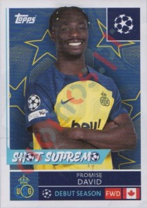 462 Promise David – UEFA Champions League 2025-2026 Topps