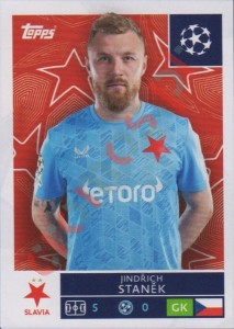 398 Jindrich Stanek – UEFA Champions League 2025-2026 Topps
