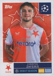 406 Christos Zafeiris – UEFA Champions League 2025-2026 Topps