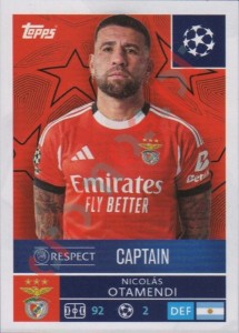 553 Nicolas Otamendi – UEFA Champions League 2025-2026 Topps